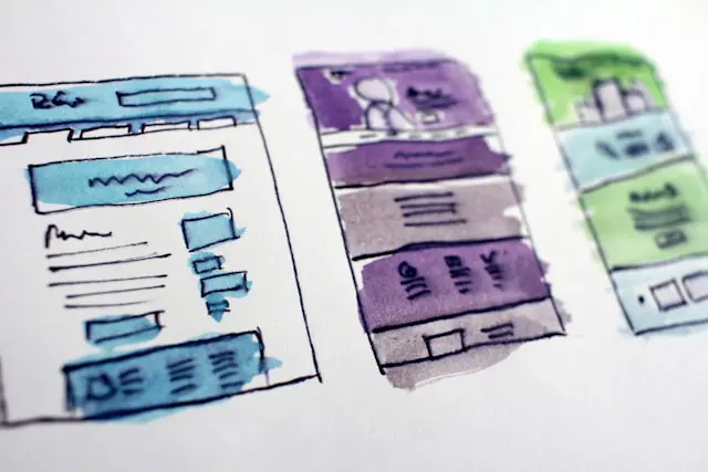 Designing a website layout